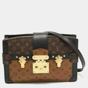 Pre Owned Louis Vuitton Reverse Monogram Canvas Trunk Clutch Bag