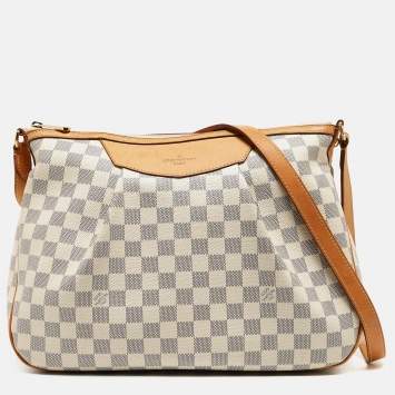 Pre Owned Louis Vuitton Damier Azur Canvas Siracusa MM Bag