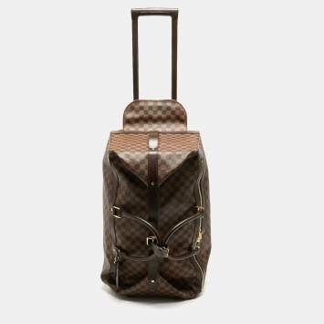 Pre Owned Louis Vuitton Damier Ebene Canvas Eole 60 Luggage Bag