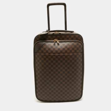 Pre Owned Louis Vuitton Damier Ebene Canvas Business Pegase Legere 55 Luggage