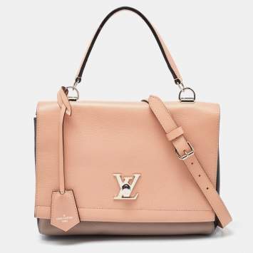 Pre Owned Louis Vuitton Multicolor Leather Lockme II Bag