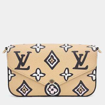 Pre Owned Louis Vuitton Multicolour Monogram Canvas 'Wild at Heart' Felicie Strap & Go Shoulder Bag
