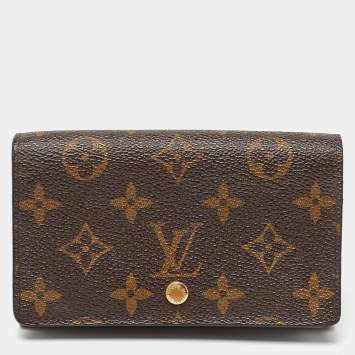 Pre Owned Louis Vuitton Monogram Canvas Porte Monnaie Billets Tresor Wallet