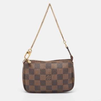 Pre Owned Louis Vuitton Monogram Canvas Mini Pochette Accessoires