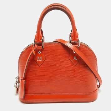 Pre Owned Louis Vuitton Piment Epi Leather Alma BB Bag