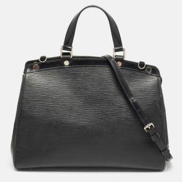 Pre Owned Louis Vuitton Black Epi Leather Brea GM Bag