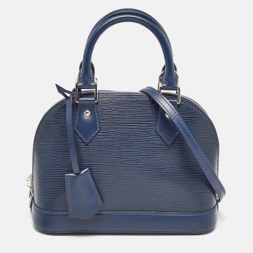 Pre Owned Louis Vuitton Saphir Epi Leather Alma BB Bag
