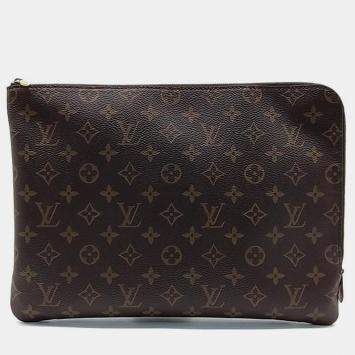Pre Owned Louis Vuitton Brown Monogram Canvas Etui Voyage GM Pouch