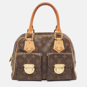 Pre Owned Louis Vuitton Monogram Canvas Manhattan PM Bag