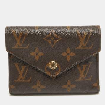 Pre Owned Louis Vuitton Monogram Canvas Victorine Wallet