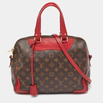 Pre Owned Louis Vuitton Coquelicot Monogram Canvas Retiro NM Bag