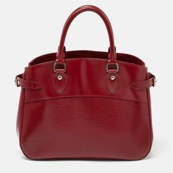 Pre Owned Louis Vuitton Rubis Epi Leather Passy PM Bag