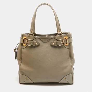 Pre Owned Louis Vuitton Beige Suhali Leather Le Majestueux Bag