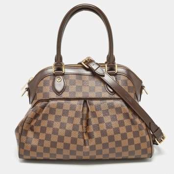 Pre Owned Louis Vuitton Damier Ebene Canvas Trevi PM Bag