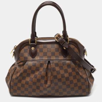 Pre Owned Louis Vuitton Damier Ebene Canvas Trevi PM Bag