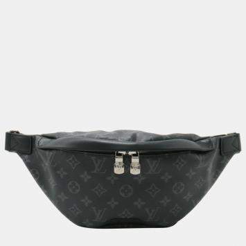 Pre Owned Louis Vuitton Black Monogram Eclipse Discovery Bumbag PM 