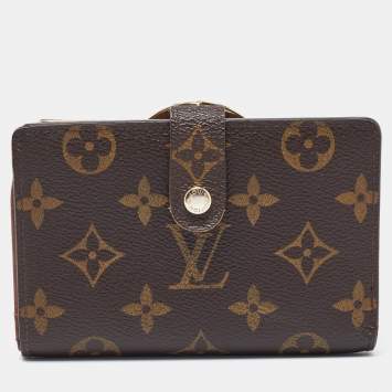 Pre Owned Louis Vuitton Monogram Canvas Portefeuille Viennois Wallet