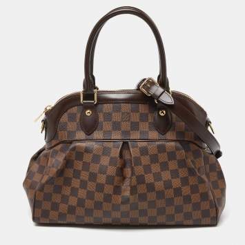 Pre Owned Louis Vuitton Damier Ebene Canvas Trevi PM Bag