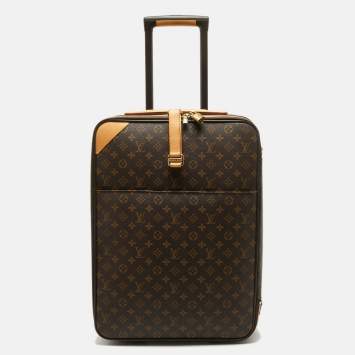 Pre Owned Louis Vuitton Monogram Canvas Business Pegase Legere 55 Luggage
