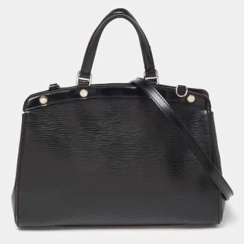 Pre Owned Louis Vuitton Black Electric Epi Leather Brea MM Bag