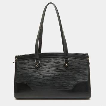 Pre Owned Louis Vuitton Black Epi Leather Madeleine PM Bag