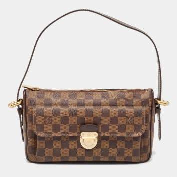 Pre Owned Louis Vuitton Damier Ebene Canvas Ravello GM Bag