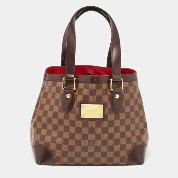 Pre Owned Louis Vuitton Damier Ebene Canvas Hampstead PM Bag