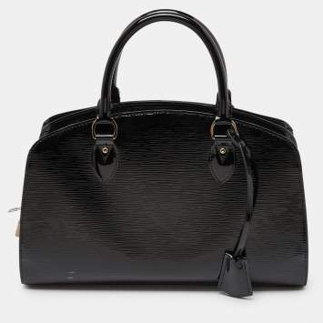 Pre Owned Louis Vuitton Black Electric Epi Leather Jasmine Bag