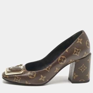 Louis Vuitton Monogram Canvas Medallion Pumps Size 37