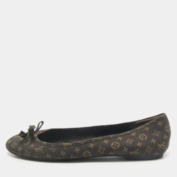 Louis Vuitton Brown Monogram Canvas Idylle Debbie Ballet Flats Size 39