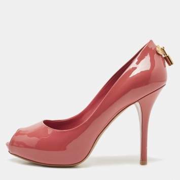Louis Vuitton Red Patent Leather Oh Really! Pumps Size 36.5