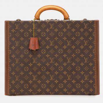 Louis Vuitton Brown Monogram Super President Trunk
