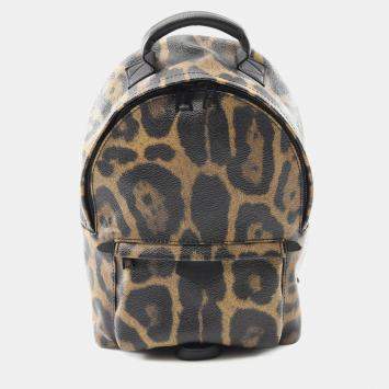 Pre Owned Louis Vuitton Brown Wild Animal Palm Springs PM