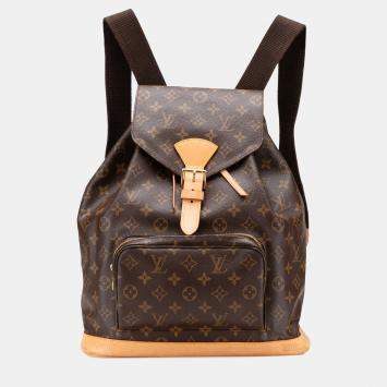 Pre Owned Louis Vuitton Monogram Montsouris GM Backpack