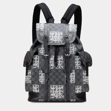 Louis Vuitton Black Nemeth Damier Graphite Christopher Backpack PM