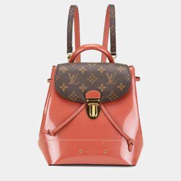 Pre Owned Louis Vuitton Pink Monogram Vernis Hot Springs Backpack