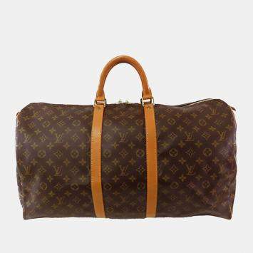 Pre Owned Louis Vuitton Monogram Keepall 55
