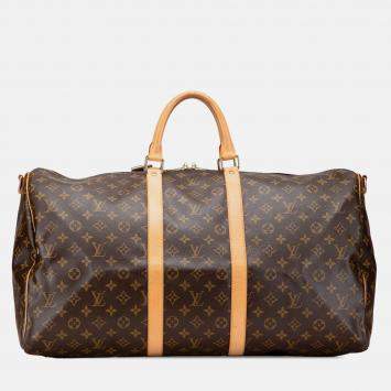 Pre Owned Louis Vuitton Monogram Keepall Bandouliere 55