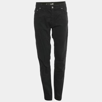مملوكة مسبقًا Love Moschino Black Denim Jeans XL Waist 35"