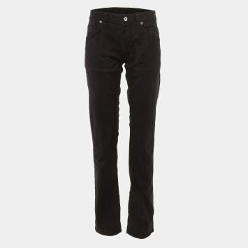 مملوكة مسبقًا Love Moschino Black Denim Regular Fit Jeans L/Waist 32"