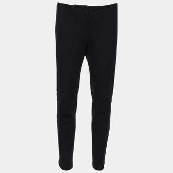 Pre Owned M Missoni Black Stretch Knit Leggings M