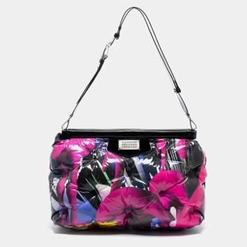 Pre Owned Maison Martin Margiela Multicolor Patent Vinyl Large Pillow Glam Slam Shoulder Bag