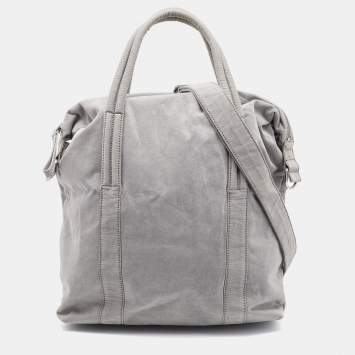Pre Owned Maison Martin Margiela Grey Fabric Sailor Satchel