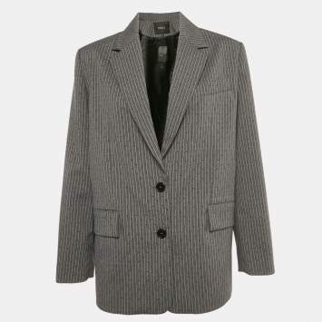 مملوكة مسبقًا بليزر مزين بكريستال بخطوط رفيعة رمادي ماج مقاس صغير - سمول