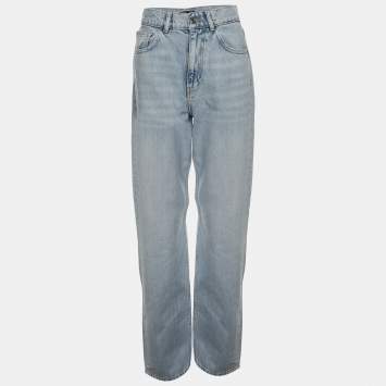 Pre Owned Maje Blue Denim Jeans S