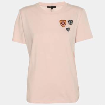 Pre Owned Maje Pink Jersey Top S