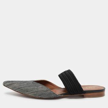 مملوكة مسبقًا Malone Souliers Multicolor Canvas Maisie Mules Size 39.5