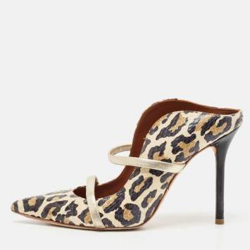 Pre Owned Malone Souliers Multicolor Python Maureen Pumps Size 36