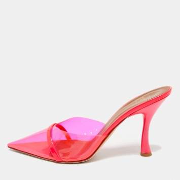 مملوكة مسبقًا Malone Souliers Joella Size 41 Pink PVC Heel Mules