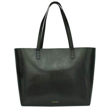 Pre Owned Mansur Gavriel Black Argento Leather    Totes